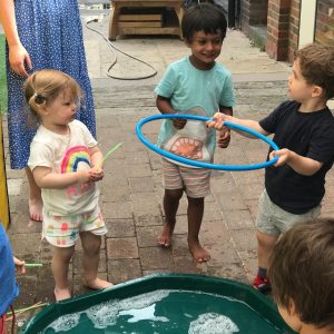 Prep school nursery - hula hoop